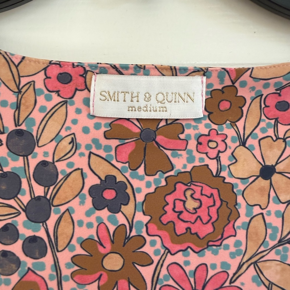 Floral Puff-Sleeve Maxi Dress - Pink Multi - Picture 2 of 4
